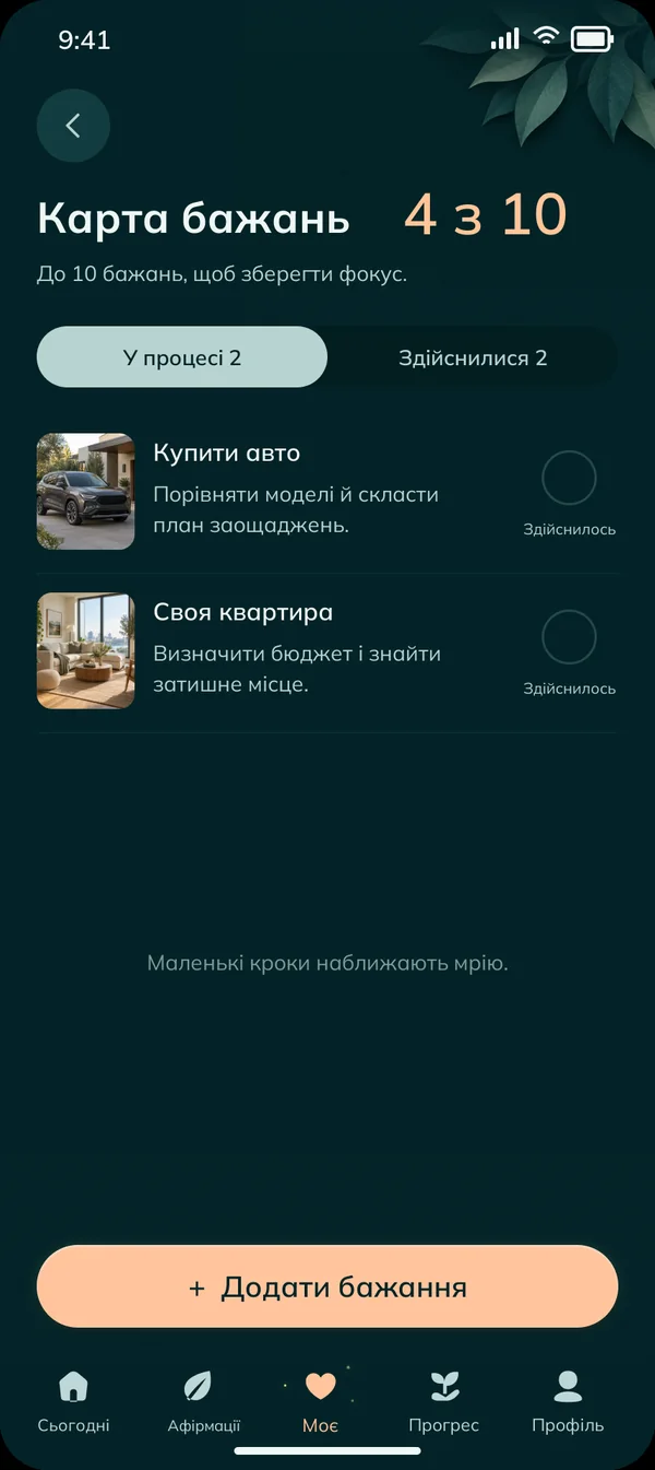 Карта бажань